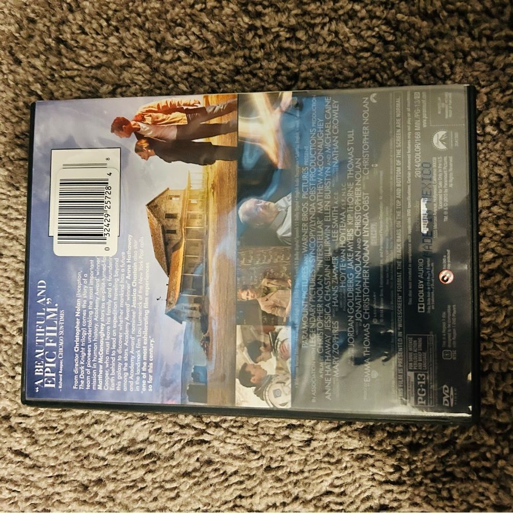 Interstellar DVD - Picture 2 of 3
